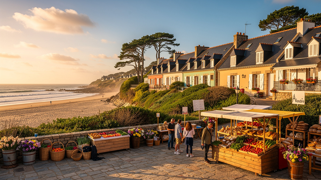 Immo Bretagne bord de mer : prix au m² par commune